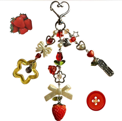 cute berry keychain